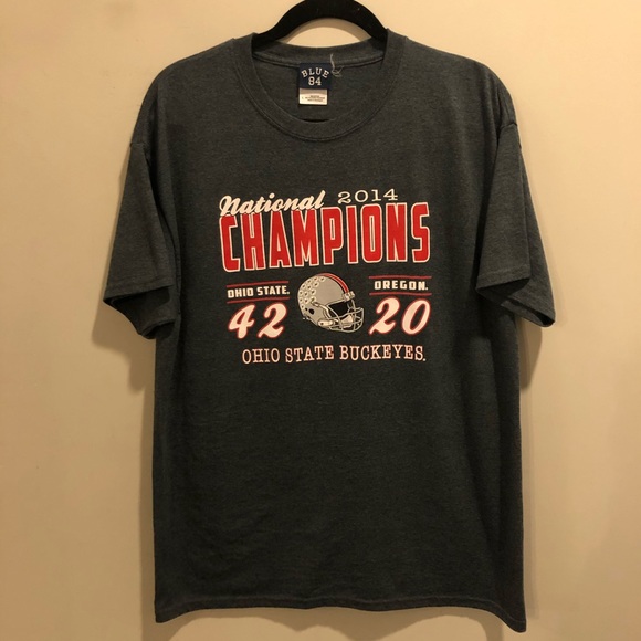 Blue 84 Other - Ohio State Buckeyes National champs 2014 shirt